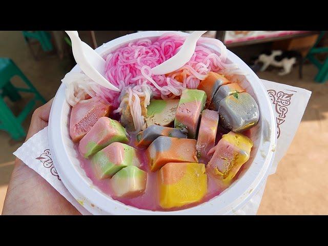 Indian Street Food - RAINBOW ICE CREAM Kulfi, Falooda, Ice Gola