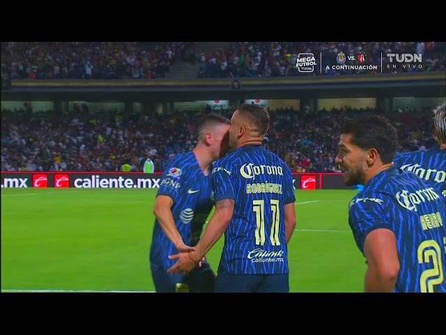 Gol de Jonathan Rodríguez | Pumas 0-2 América | Liga BBVA MX - Apertura 2022 - Jornada 8