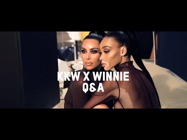 Q&A with Kim Kardashian West & Winnie Harlow | KKW Beauty