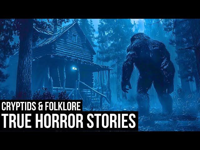 True Cryptids & Folklore Scary Horror Stories for Sleep (Told in The Rain to Fall Asleep Quick)