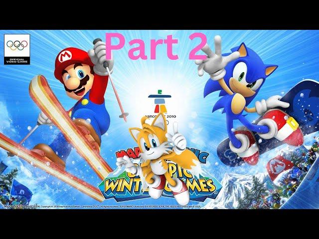 Mario & Sonic At the Olympic Winter Games Part 2 More events in the festival Walkthrough