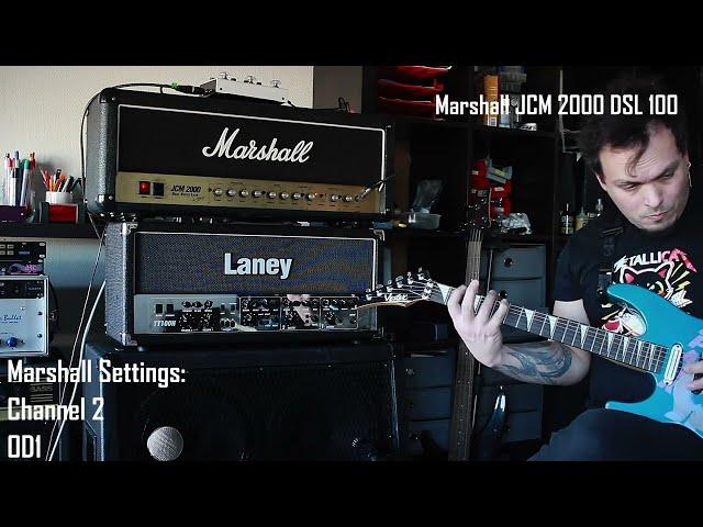 British heavy battle : Marshall DSL100 vs. Laney TT100H