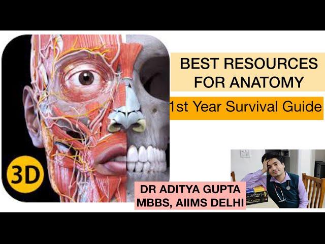 MBBS Books used at AIIMS, Delhi: Best Resources for Anatomy: 1st year MBBS survival guide.