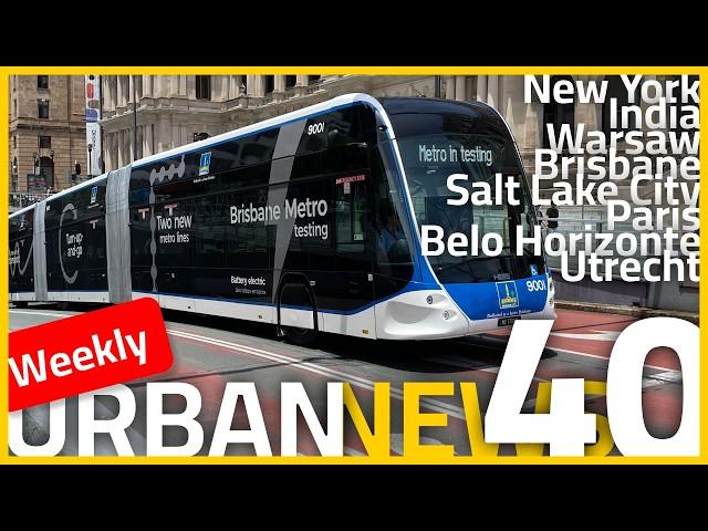 New museum in Warsaw | Brisbane transport update | New trams in Salt Lake City | Urban News 40