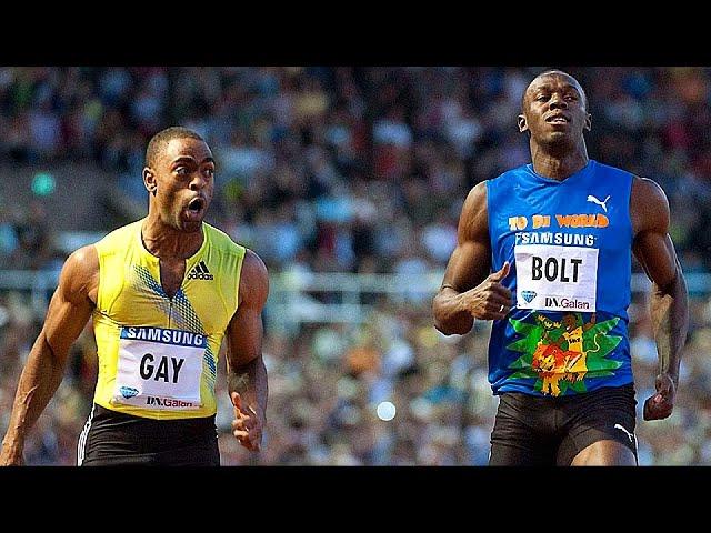 TYSON GAY SMOKES USAIN BOLT | 100M | STOCKHOLM 2010