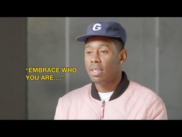 Tyler, The Creator - advice on embracing yourself…