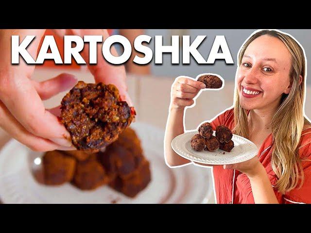 Russian Pirozhnoe Kartoshka - Chocolate Potato Dessert?!