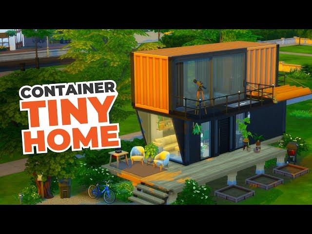 I built a Tiny Container House in The Sims 4