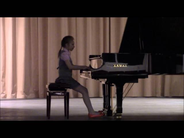 Ольга Иваненко (10 лет). Григ - Этюд памяти Шопена