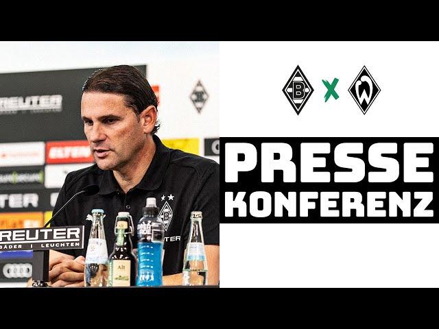 "Wollen den dritten Heimsieg einfahren" ️ PK vor Borussia - Werder Bremen