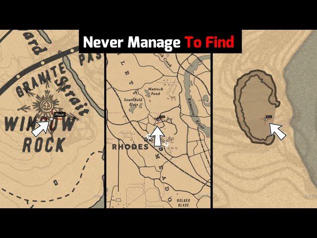 Some players Never Manage To Find 12 Of These in RDR2