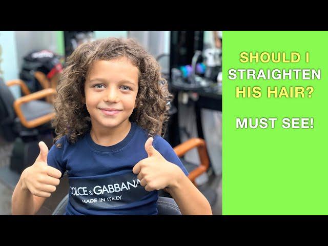 Gorgeous Curly Hair - Boy's Hairstyle  Hair Tutorial - Jason Makki