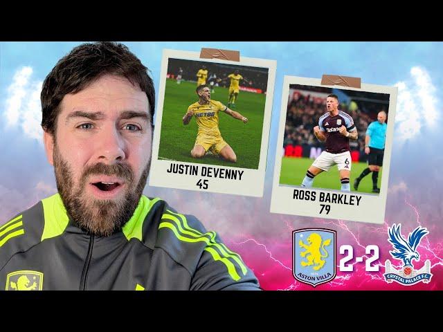 ASTON VILLA 2-2 CRYSTAL PALACE | DEFENSIVE SHAMBLES  