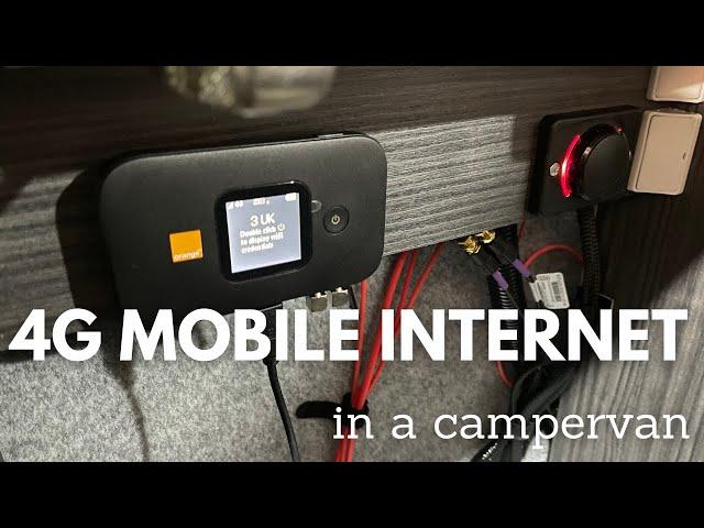 Installing a Mobile 4G WiFi router and external antenna in a Campervan / RV - Poynting Puck 2