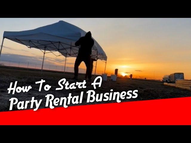 How To Start A Party Rental Business With Only $500