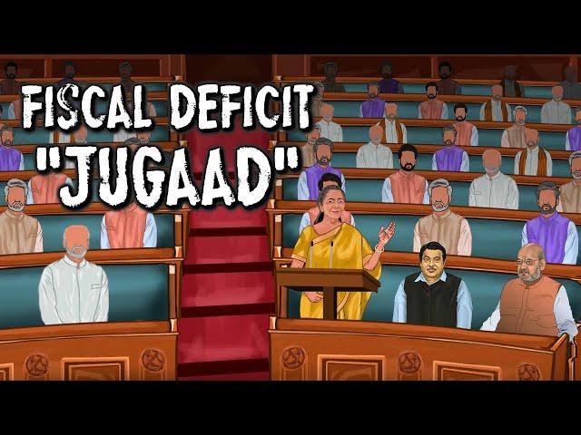 How Fiscal Deficits can be manipulated. Fiscal deficit beautifully explained in 2D animation.