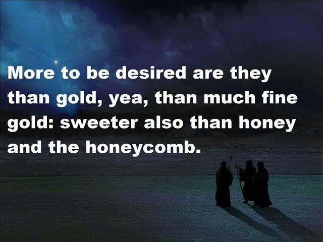 Sweeter also than honey