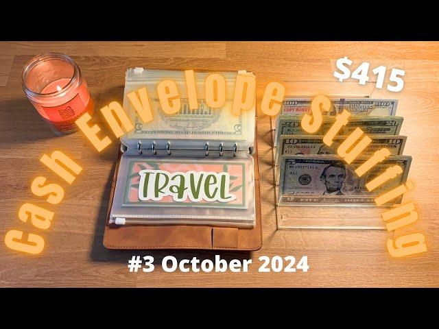 Cash Envelope Stuffing #3 October 2024 // Low Income Weekly Budget