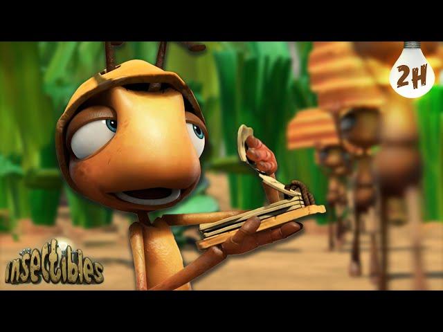 Antics at the Construction Site |  Antiks & Insectibles  | Funny Cartoons for Kids | Moonbug