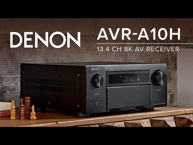 DENON AVR-A10H 13.4 Channel 8K Home Theater Receiver: Take Your Home Theater to the Next Level 