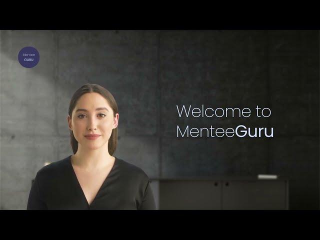 Welcome to MenteeGuru - Onboarding video for Mentors