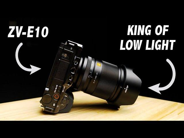 The Best Low Light Lens for the ZV-E10.