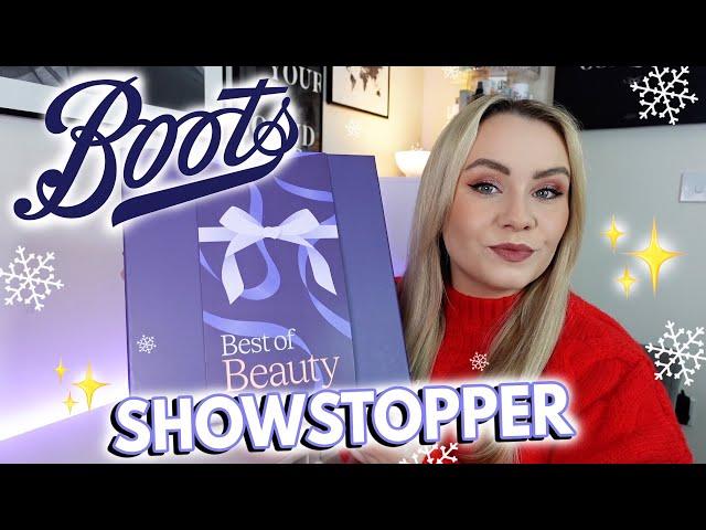 BOOTS BEST OF BEAUTY SHOWSTOPPER 2024 UNBOXING - ONLY £88 WORTH OVER £450 MISS BOUX