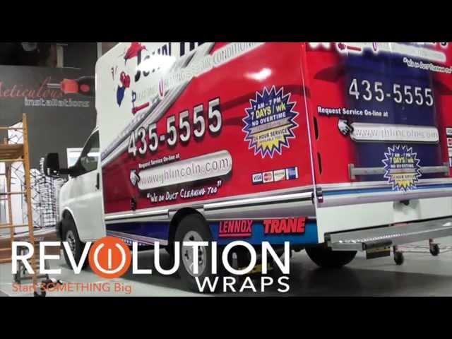 John Henry's Heating Air Conditioning Plumbing Vehicle Wrap