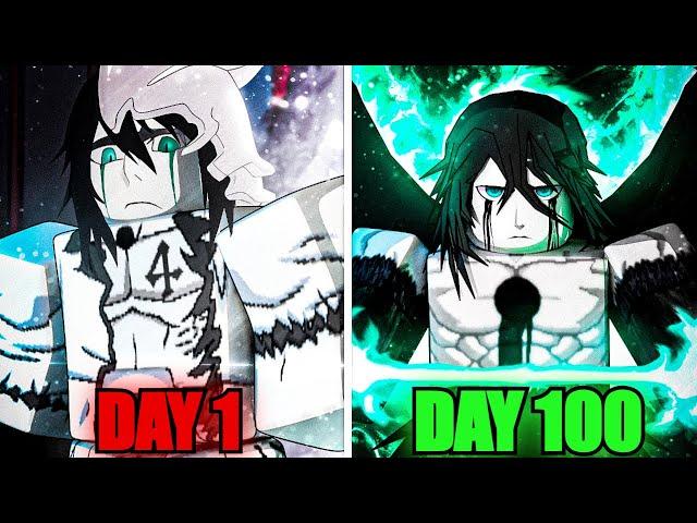 Spending 100 Days SEGUNDA Ulquiorra Cifer In Type Soul...(Roblox)