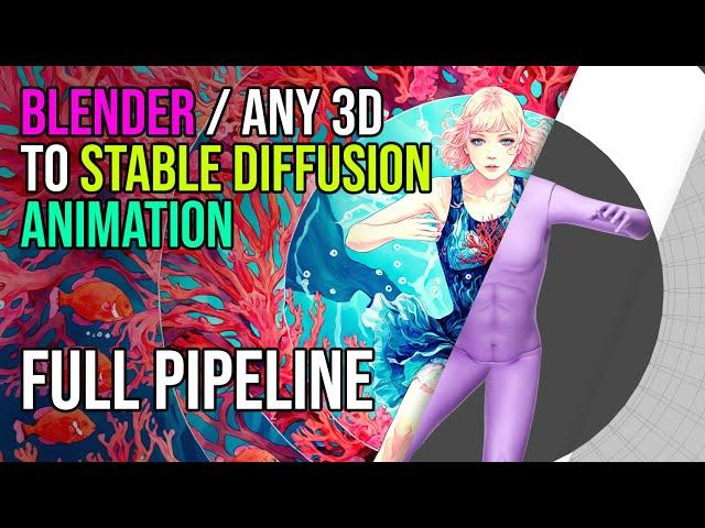 Simple animations with Blender and Stable Diffusion - SD Experimental