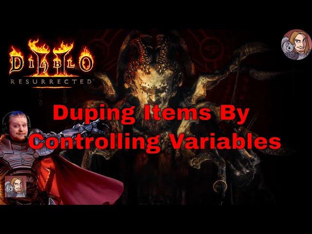 D2R Duping Items by Controlling variables - (Total Items = Stats On Gear)