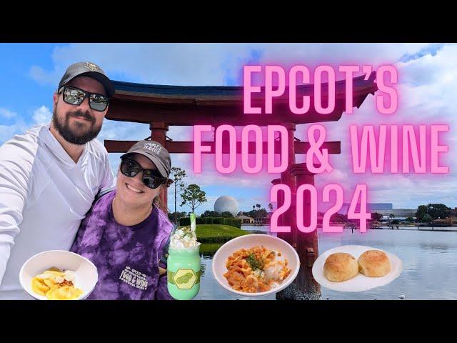 Epcot's Food & Wine 2024 - All New Merch with prices & Trying New Food Items!