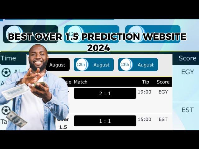 OMG  THIS ACCURATE FOOTBALL BETTING PREDICTION SITE WILL GIVE YOU OVER 1.5 TIPS FOR FREE( TIPS)