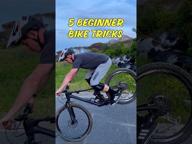 5 Beginner Bike tricks to practice #mtb #mountainbike #mtbskills #short #shortsvideo