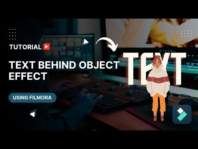 Text Behind Person Effect Using Filmora