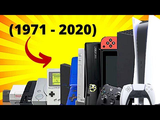 Evolution of VIDEO GAME CONSOLES in 3 minutes (1971-2020) PS5, XBOX, PS3, PS4, SWITCH