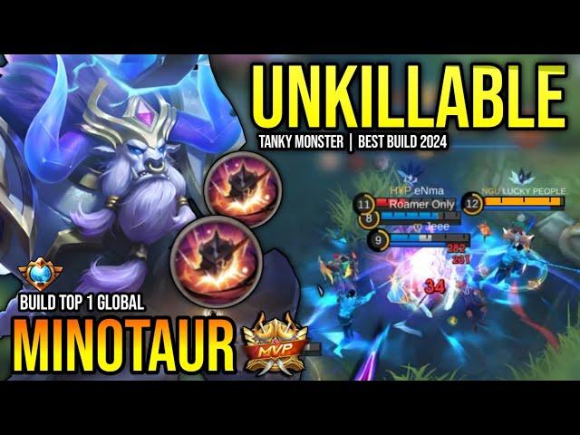 MINOTAUR BEST BUILD 2024 | BUILD TOP GLOBAL MINOTAUR GAMEPLAY | MOBILE LEGENDS