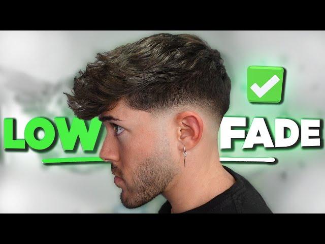 Como hacer el CORTE LOW FADE despeinado HACIA ADELANTE