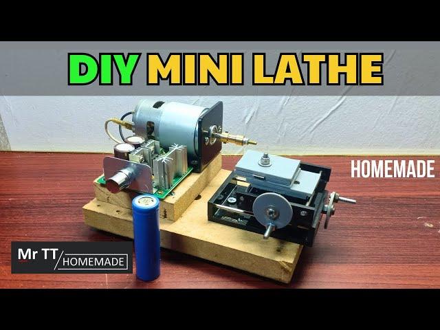 DIY mini lathe with 775 motor | Mini lathe machine | Mr TT Homemade.