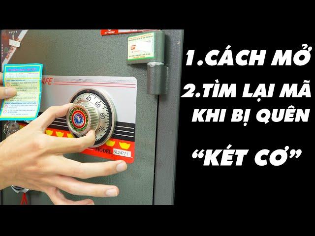 Cách Mở Két Sắt Việt Tiệp Khóa Cơ Nhanh Gọn - Dễ Hiểu Nhất Cho Người Mới