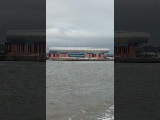 Everton's New Stadium from the Mersey ferry.