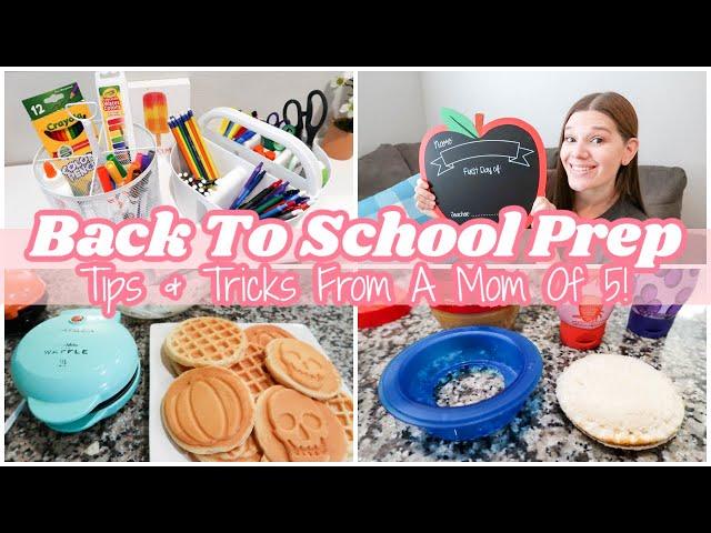 BACK TO SCHOOL PREP 2021| TIPS & TRICKS FROM A MOM OF 5!