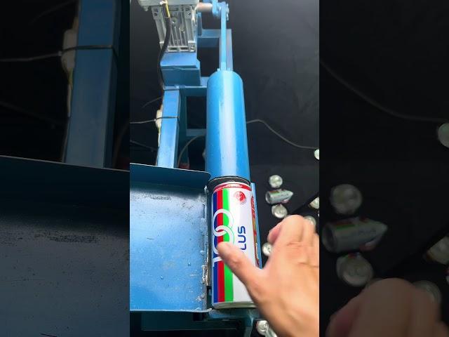 Best can crusher for recycling#DIY#Can crushing#Wooden machine#cans #satisfying #cancrushing