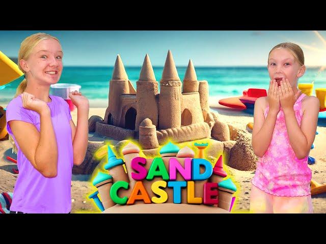 Best Sand Castle Wins!!! Preston Ruins Our Masterpiece!