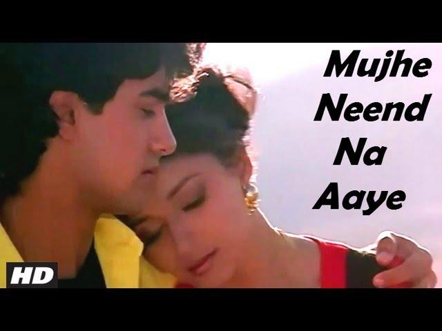 Mujhe Neend Na Aaye Full Video Song | Dil | Anuradha Paudwal,Udit Narayan | Aamir Khan,Madhuri Dixit