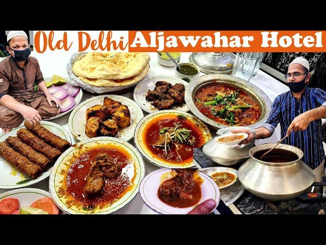 Purani Dilli ka Sabse Mashoor AL JAWAHAR Hotel Ki DAWAAT. Massive NON VEG HEAVEN in DELHI 6