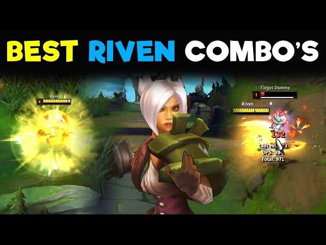 10 Riven COMBO'S You Should LEARN & MASTER - League of Legends
