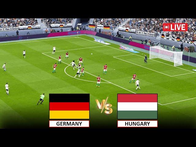 LIVE : GERMANY vs HUNGARY I I Efootball Pes 2021 GAMEPLAY