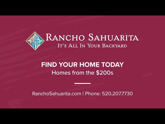 Rancho Sahuarita - New Homes in Sahuarita, Arizona from the $200s Now Available