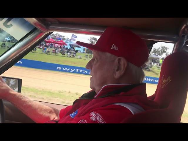 Lap of Bathurst in Tru Blu Falcon with Dick Johnson